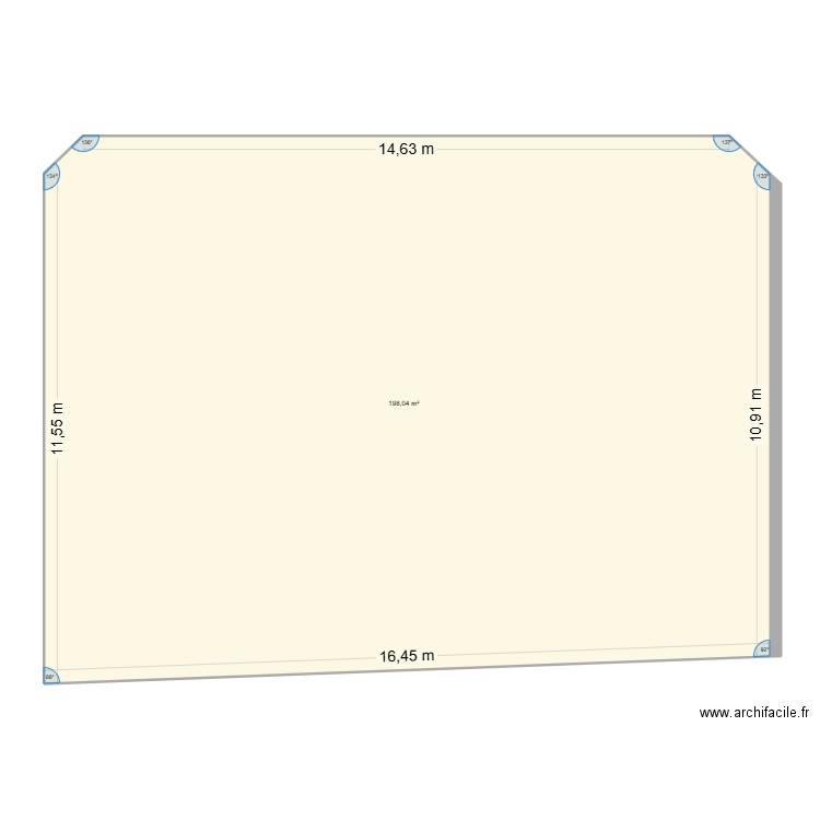 plan 01. Plan de 1 pièce et 198 m2
