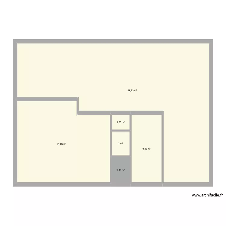 NEW NERAC modifi&eacute; RDC. Plan de 6  et 116 m²