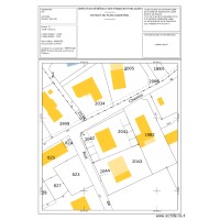 Plan de masse Chazey sur ain
