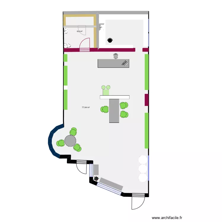 Plan Optique des Ponts Jumeaux. Plan de 0 pièce et 0 m2