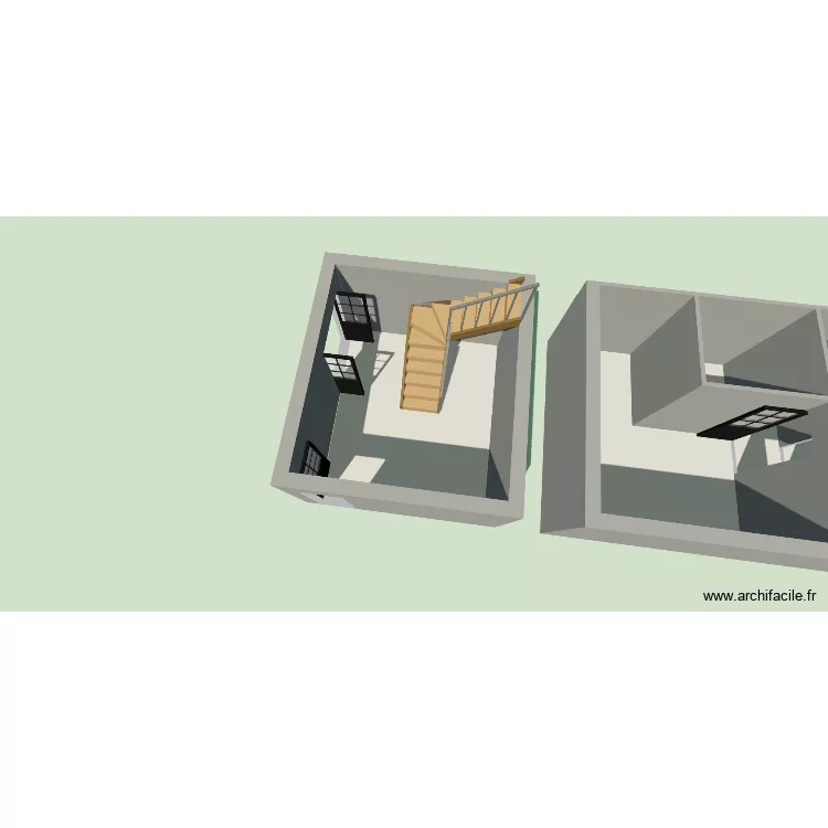 idee2. Plan de 6 Pièces et 52 m² idee2. Plan de 6 Pièces et 52 m²