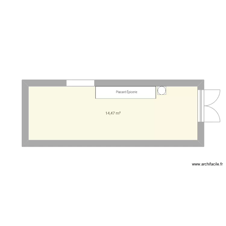 Office. Plan de 1 et 13 m² Office. Plan de 1 et 13 m²