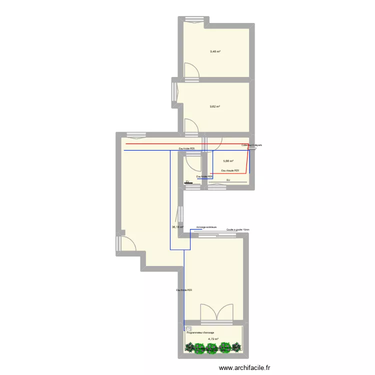 Marange Plomberie. Plan de 5 et 66 m² Marange Plomberie. Plan de 5 et 66 m²
