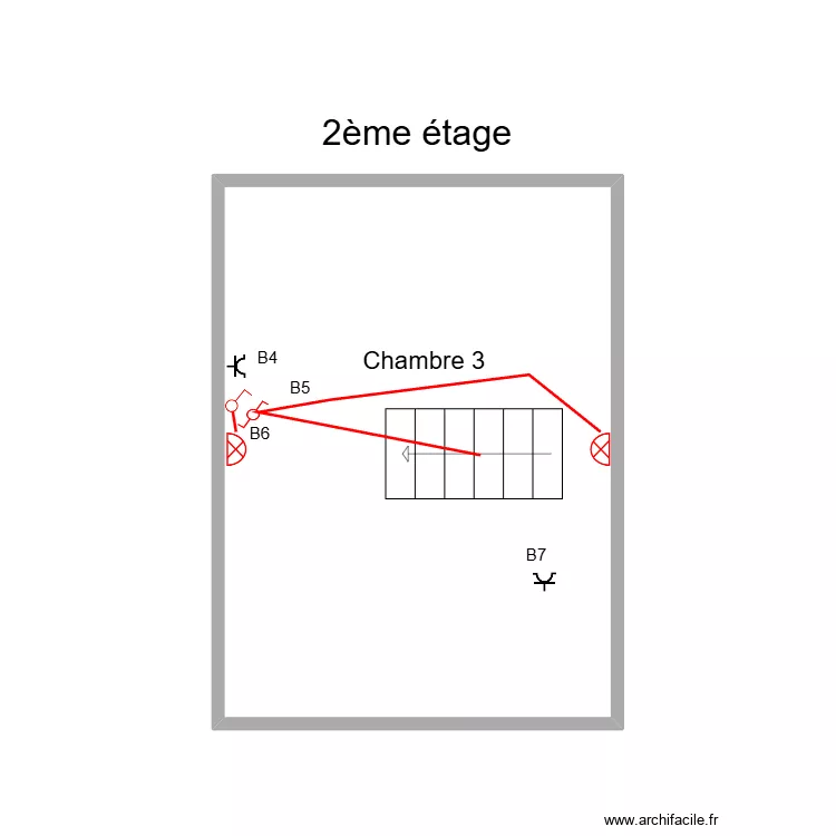 Dimitri Kosakis 2&egrave; &eacute;tage. Plan de 0 pièce et 0 m2