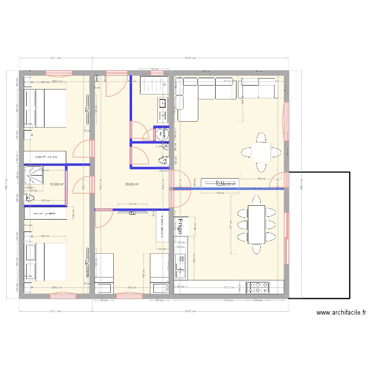 hhhh. Plan de 0 pièce et 0 m2