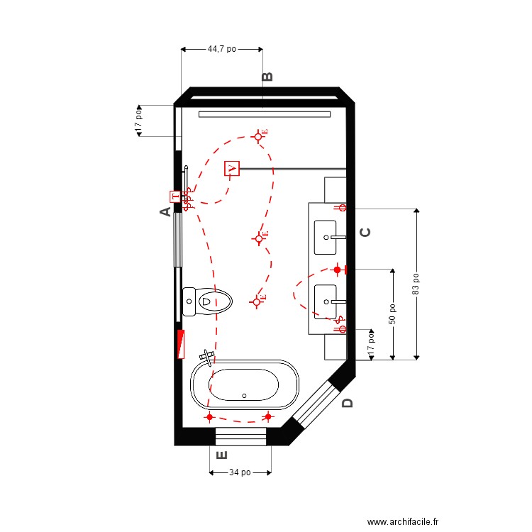 Leclerc Électrique. Plan de 0 pièce et 0 m2