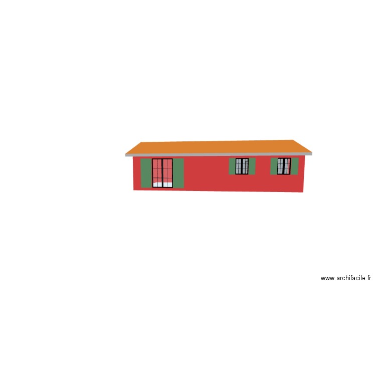 Plan meublé maison SAVIANE. Plan de 7 pièces et 63 m2