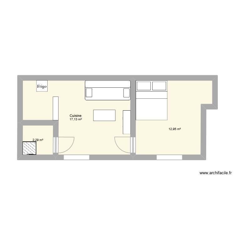 Appartement. Plan de 0 pièce et 0 m2