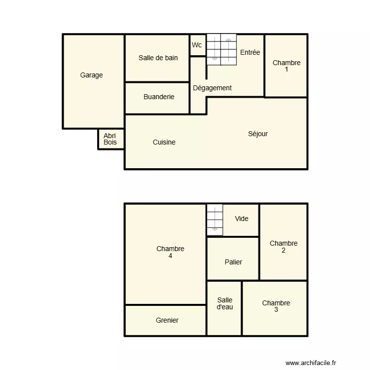 COMBRIT LOUDET. Plan de 
