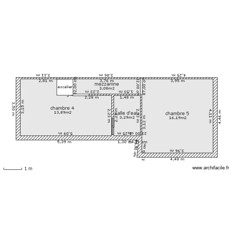 maison brac version simple mezzanine. Plan de 