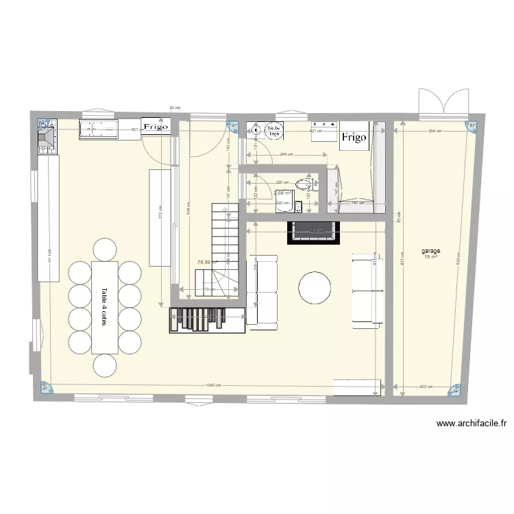 Lucie RDCH St Arcons. Plan de Lucie RDCH St Arcons. Plan de
