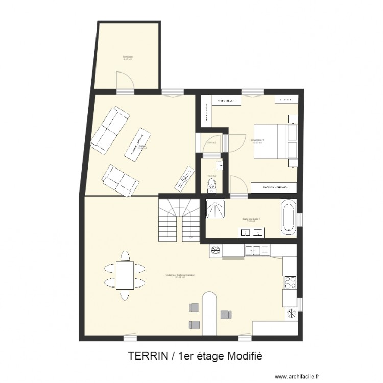 perso Greg 1er etage modifie. Plan de 0 pièce et 0 m2