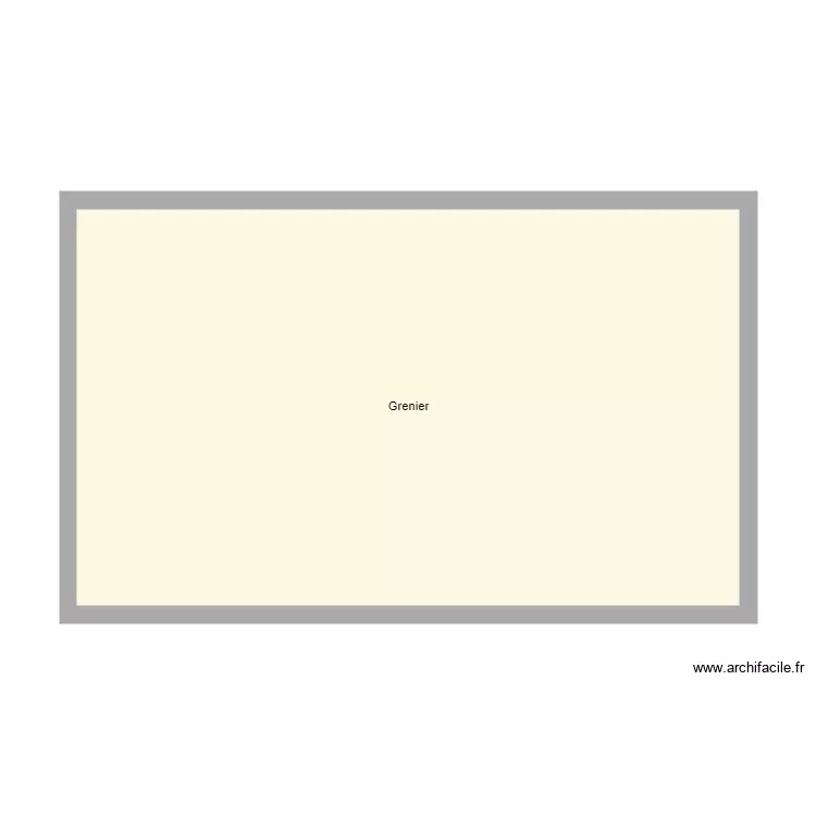 Croquis MASTIO Grenier. Plan de 