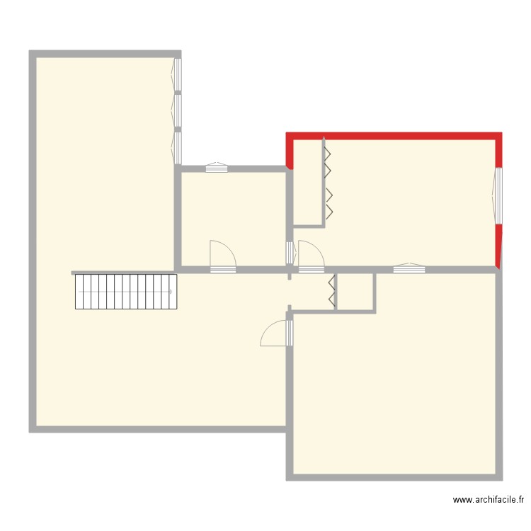 aggrandissement papa 2. Plan de 0 pièce et 0 m2