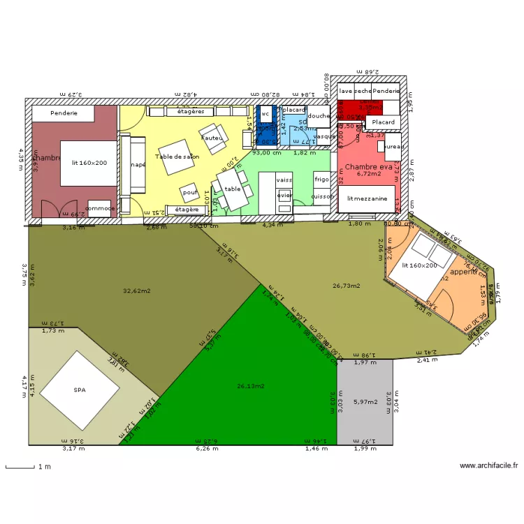 appartement 99 montée de la clade, Draguignan,(2). Plan de appartement 99 montée de la clade, Draguignan,(2). Plan de