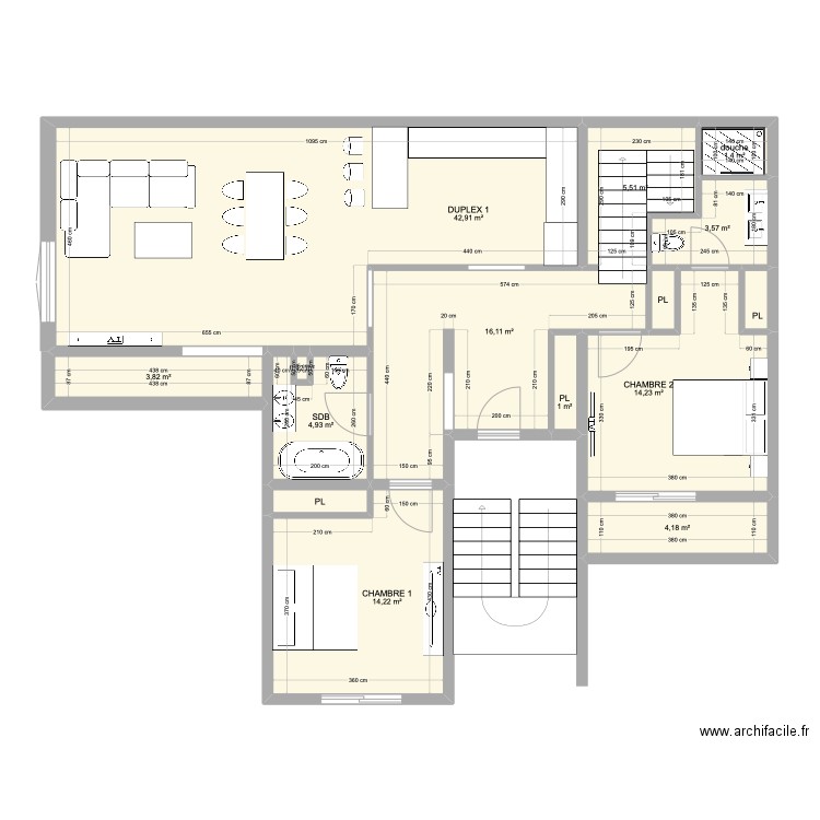 SAM MAISON 22. Plan de 15 pièces et 114 m2