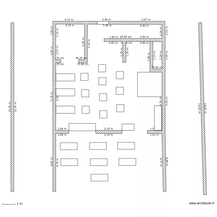 plan 46 av saint medard. Plan de 
