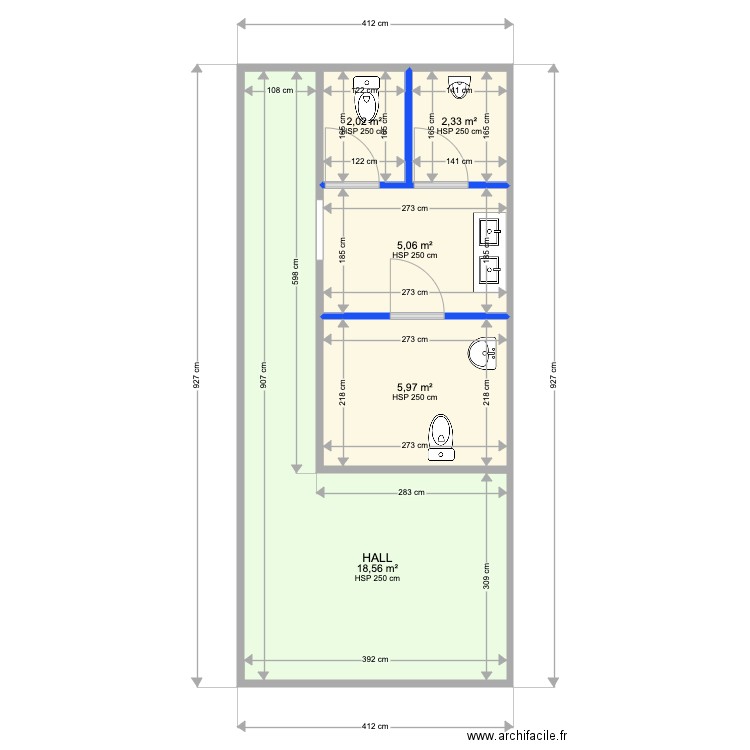 EPHESE TOILETTE BAS. Plan de 0 pièce et 0 m2