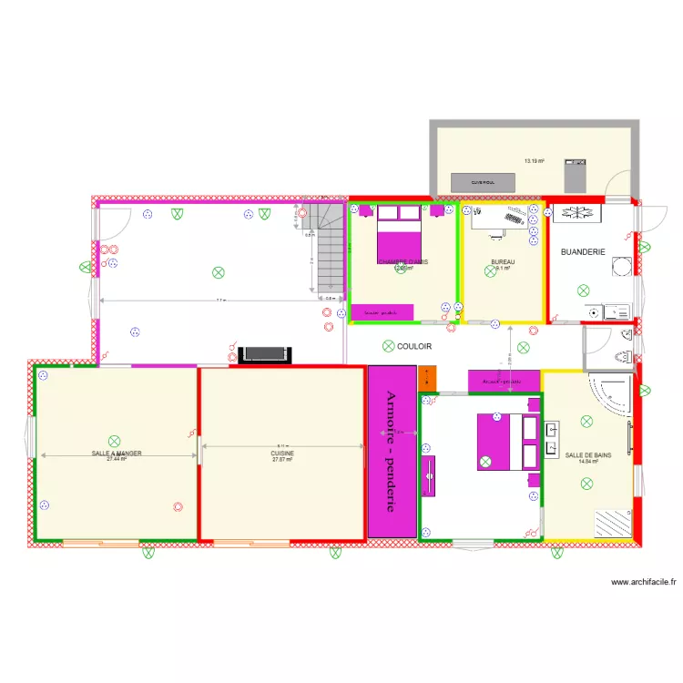 MAISON MAXENCE 2018 QUATRO. Plan de 