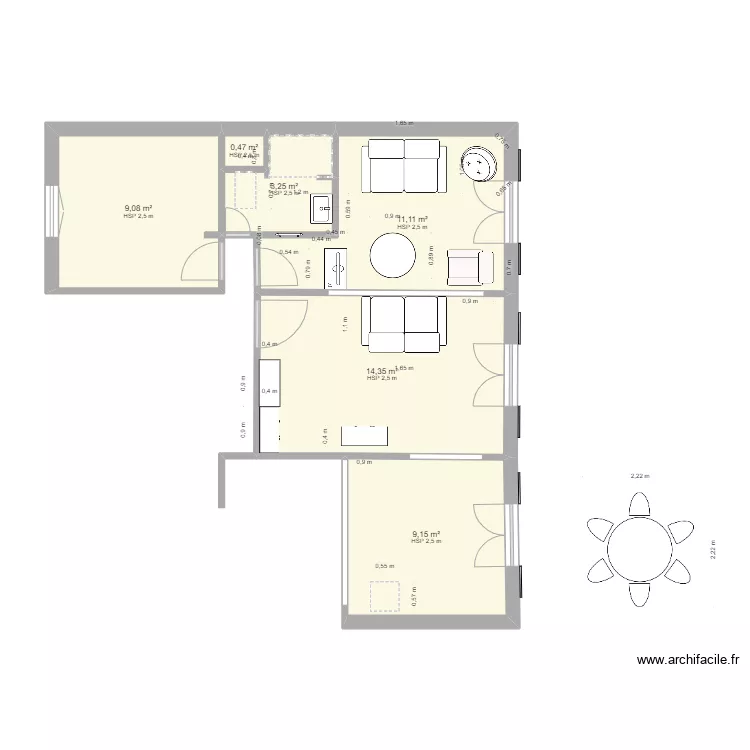 BERGES. Plan de 