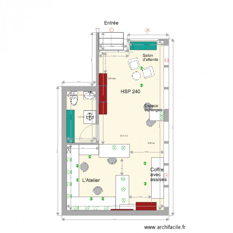 RDP Informatique APRES2. Plan de 0 pièce et 0 m2