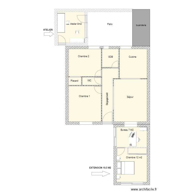 Projet 3. Plan de 0 pièce et 0 m2