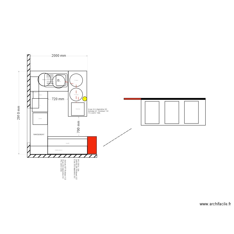 BAR CLERMONT. Plan de 0 pièce et 0 m2