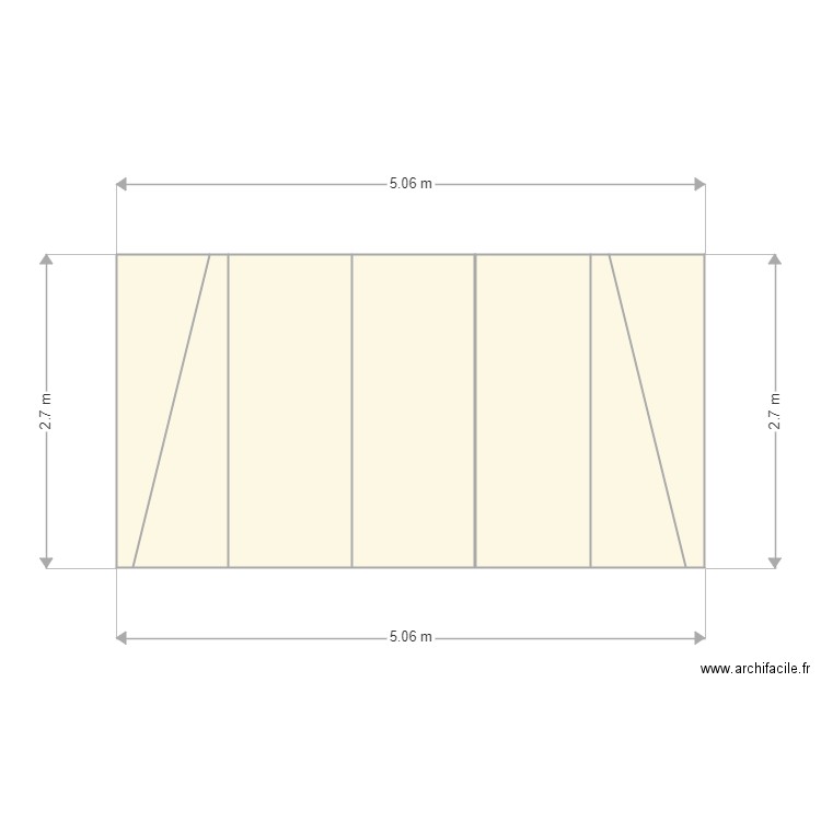 toit veranda. Plan de 0 pièce et 0 m2