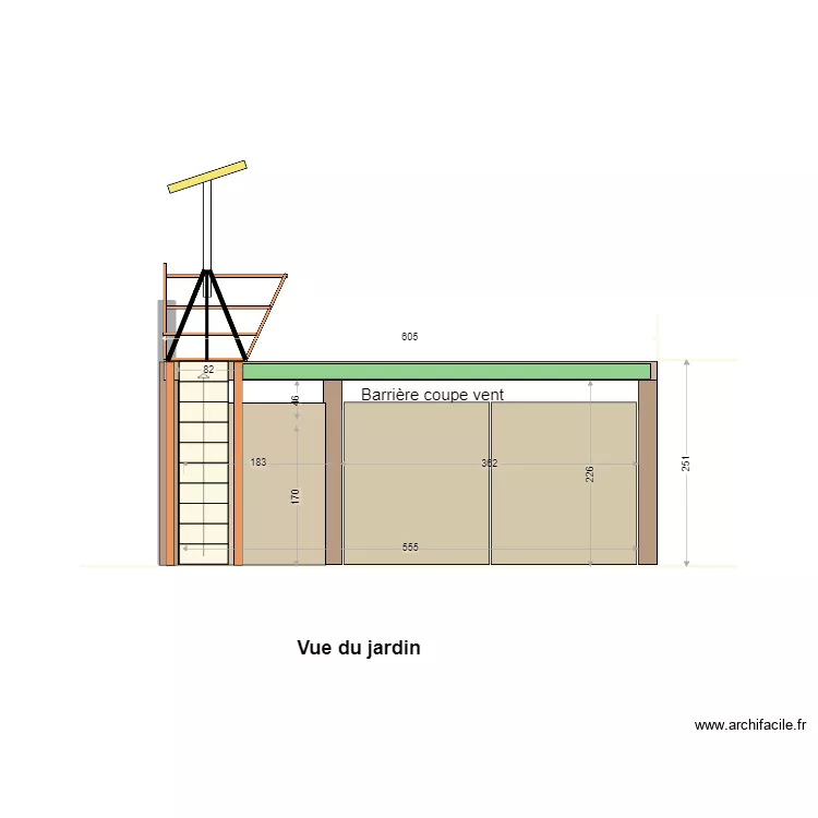 Plateforme astronomie 01. Plan de 