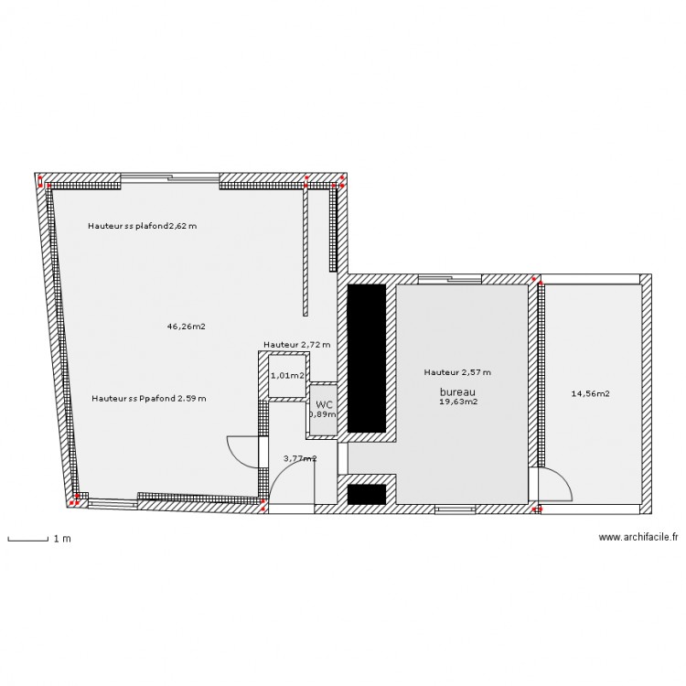 Plan. Plan de 0 pièce et 0 m2