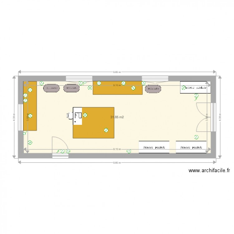 plan atelier . Plan de 0 pièce et 0 m2