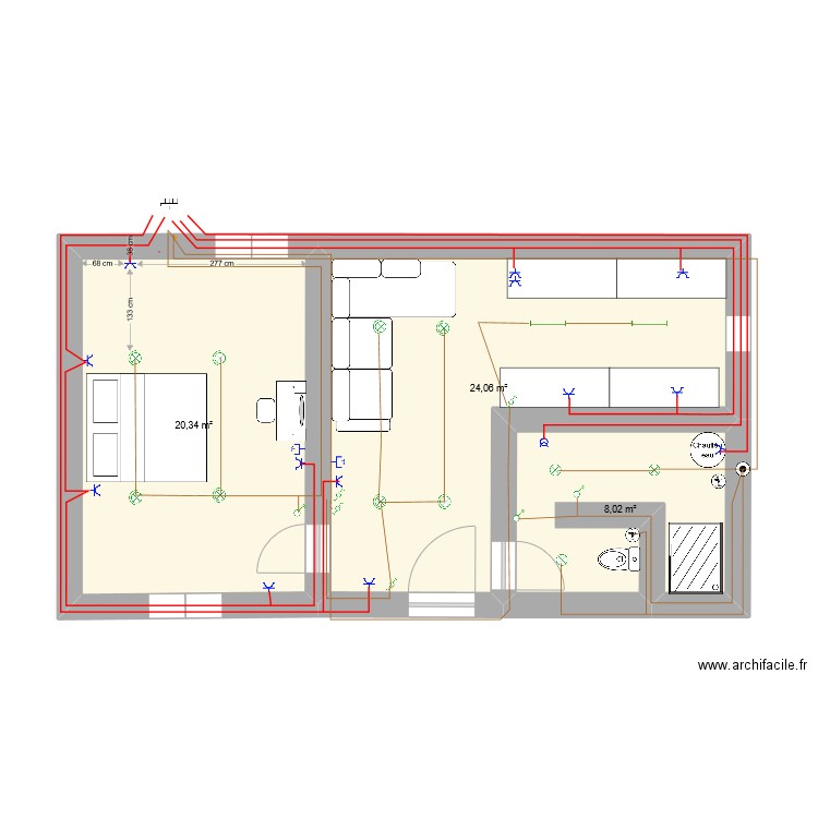chaouki makki. Plan de 0 pièce et 0 m2