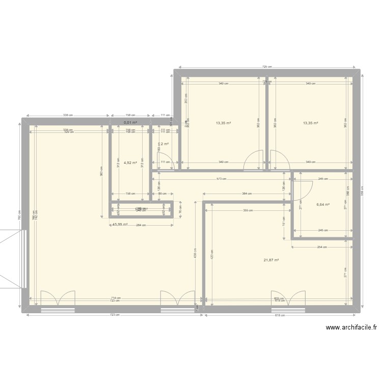 Maison Peillon Pieces. Plan de 10 pièces et 109 m2
