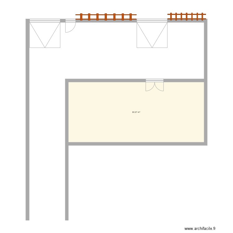 Maison devant. Plan de 0 pièce et 0 m2