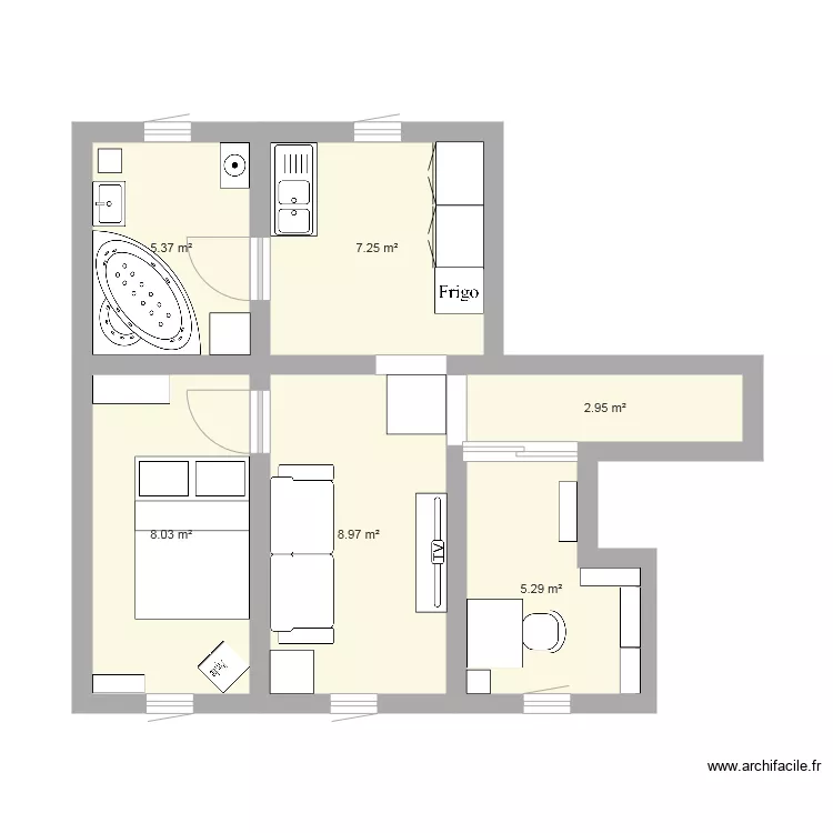 gros d&eacute;finitif. Plan de 