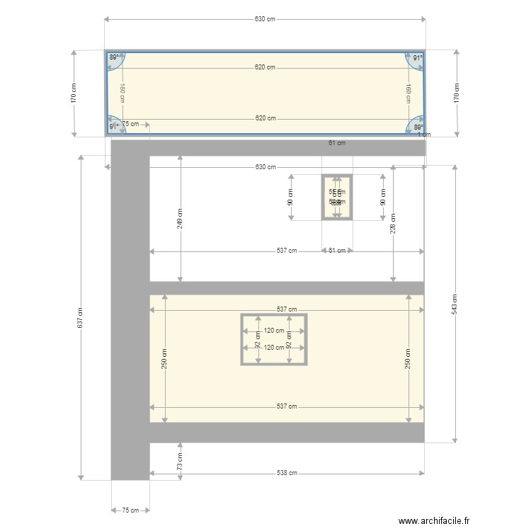 FACADE NORD 2. Plan de 0 pièce et 0 m2