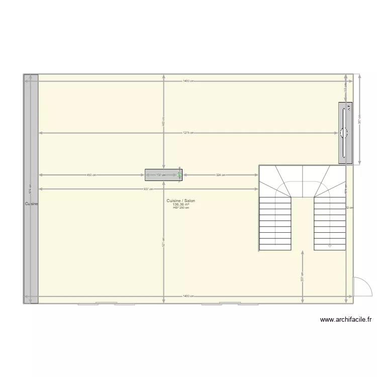 NB Réno - Cuisine/Salon. Plan de NB Réno - Cuisine/Salon. Plan de