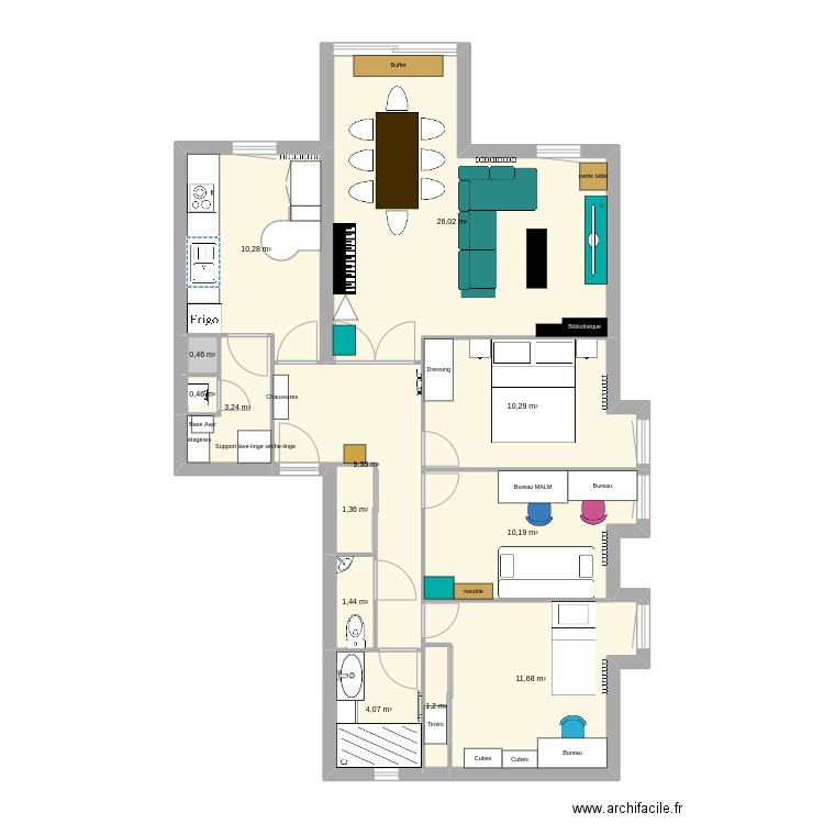 48 square louis boulanger. Plan de 0 pièce et 0 m2