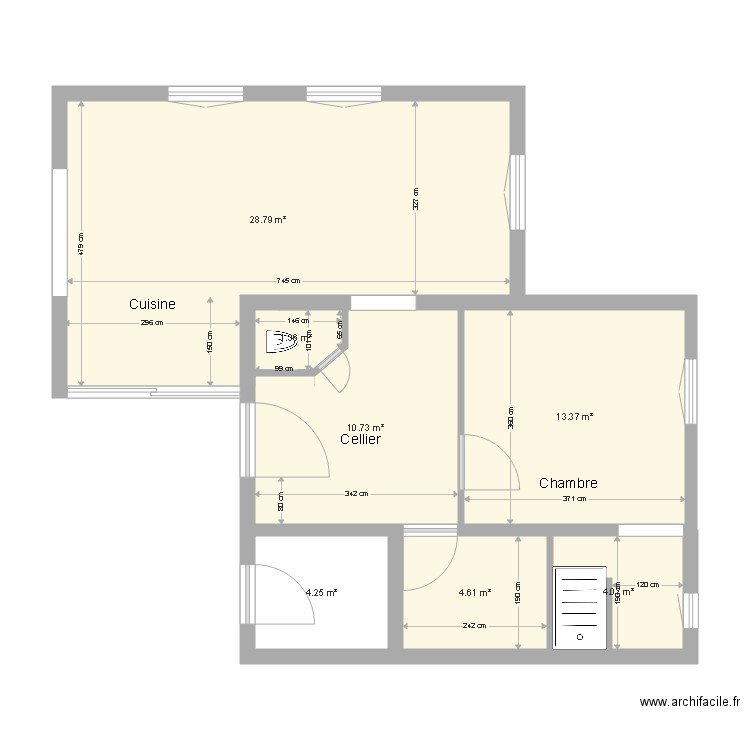 Plan de Masse 1. Plan de 0 pièce et 0 m2