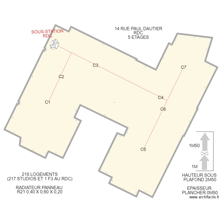 IRP PAUL DAUTIER VELIZI VILLACOUBLAY. Plan de 0 pièce et 0 m2