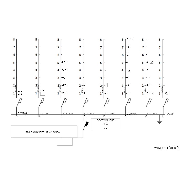 Isabelle cailleteux. Plan de 26 pièces et 572 m2