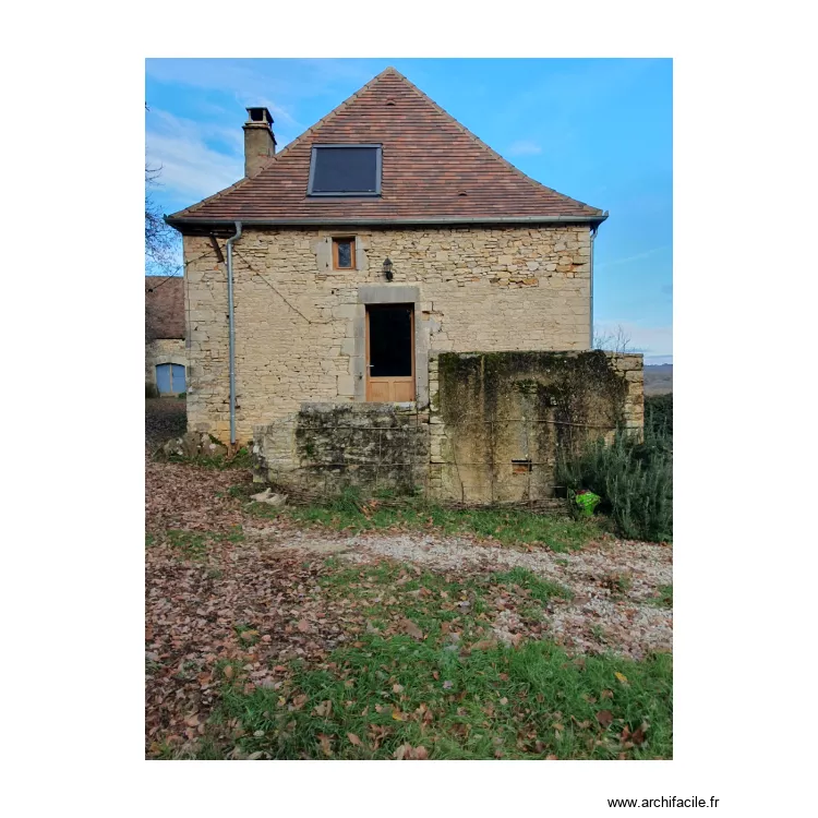 PHOTO FACADE SUD. Plan de 