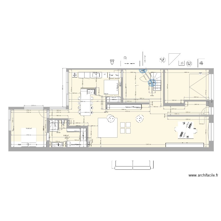 105 plan rdc du 9. Plan de 0 pièce et 0 m2