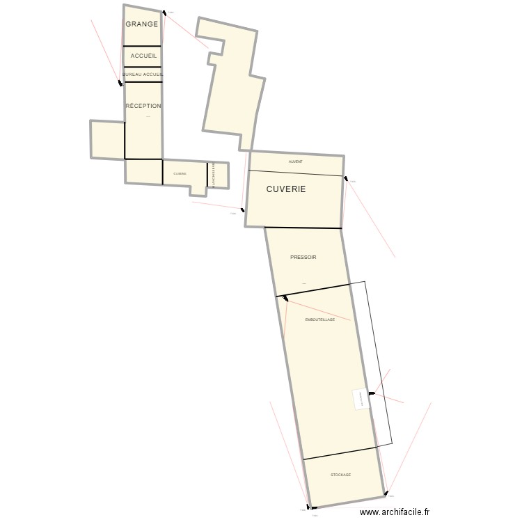 DOMAINE DAVENNE 89 PREHY. Plan de 2 pièces et 1672 m2