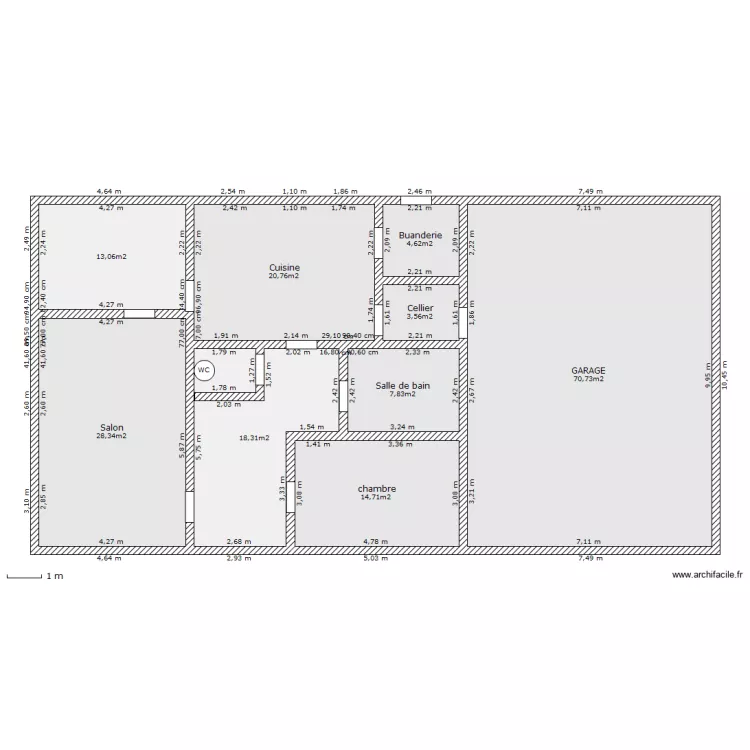 saint aulaye. Plan de 