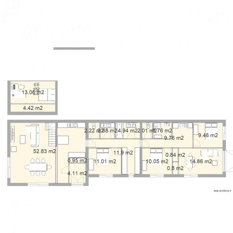 Maison la chaume 8. Plan de 0 pièce et 0 m2