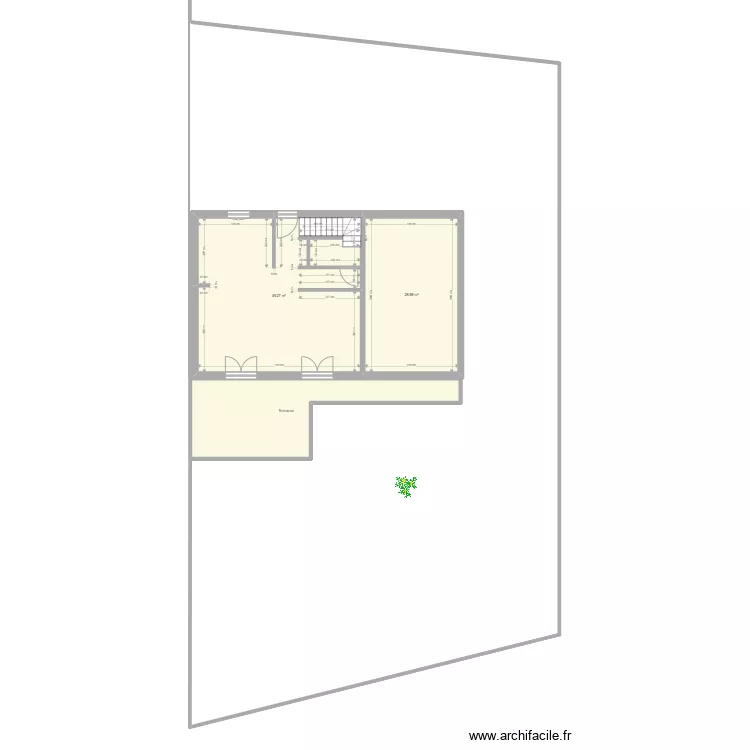 Maison Broc&eacute;liande. Plan de 