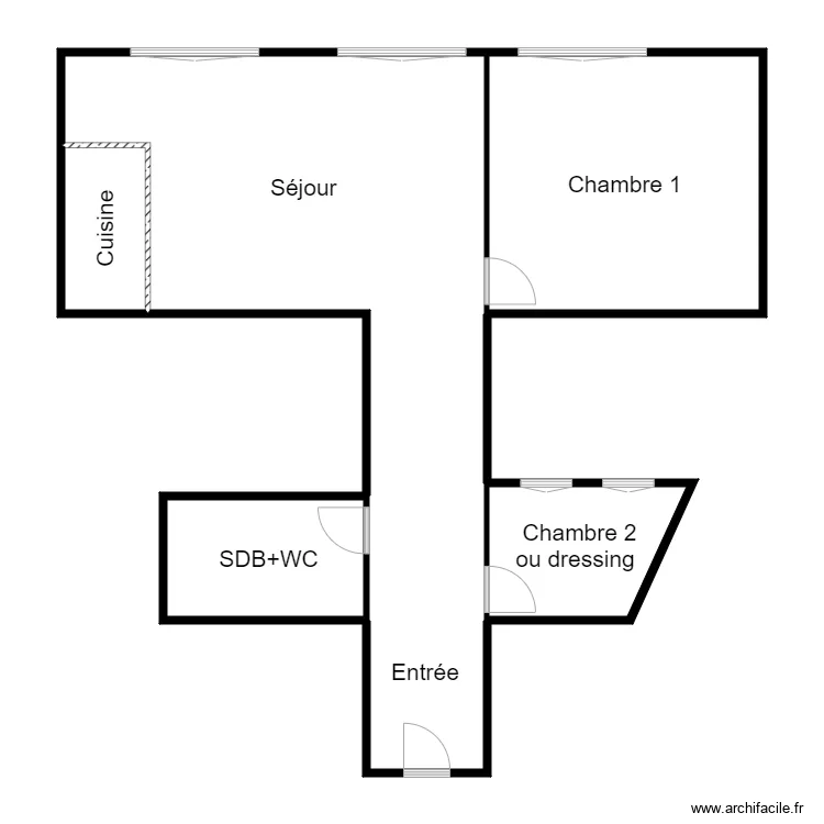 Plan Sebbag 1712. Plan de 