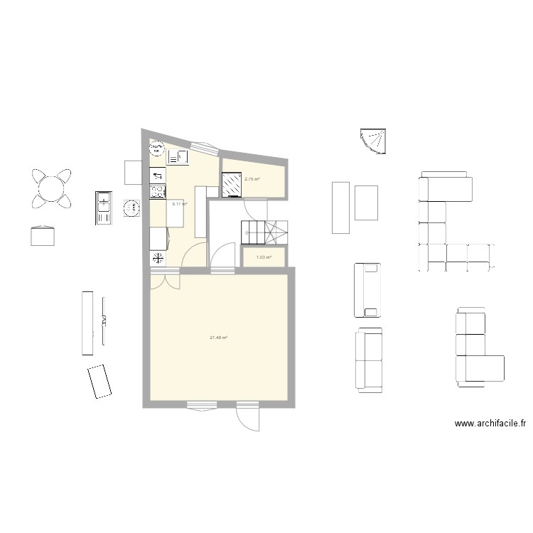 maison. Plan de 0 pièce et 0 m2