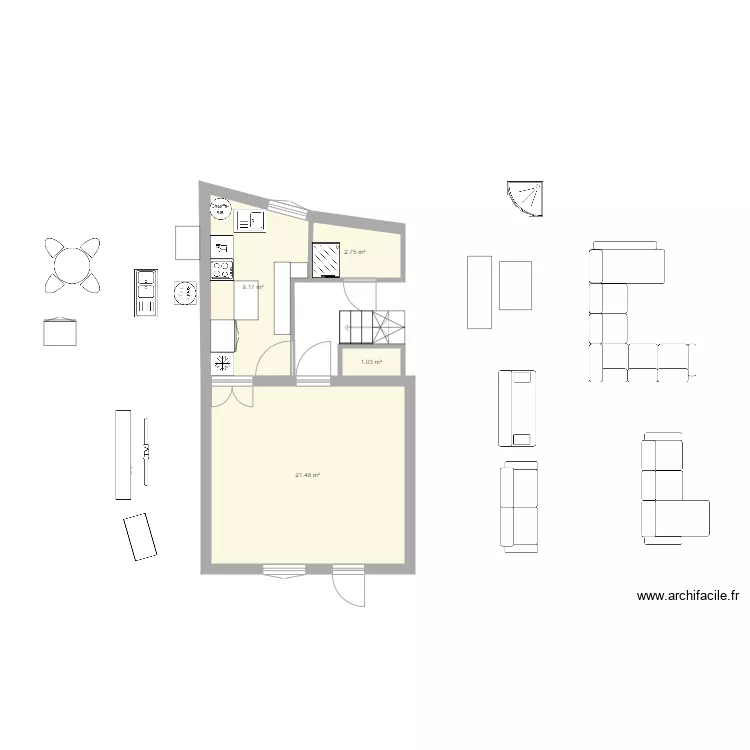 maison. Plan de maison. Plan de